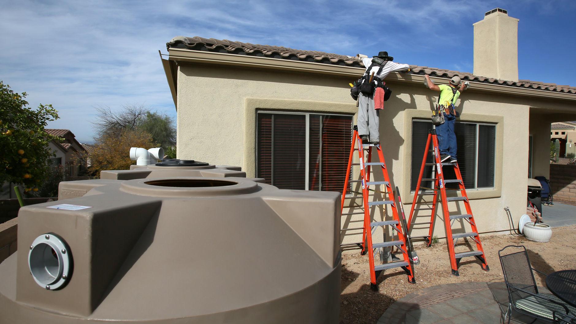 Water harvesting rebates are now saving water, Tucson utility says